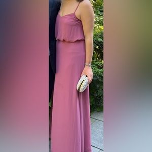EUC fuschia bridesmaid dress